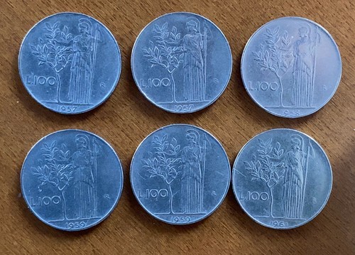 Monete lire italiane rare - monete,