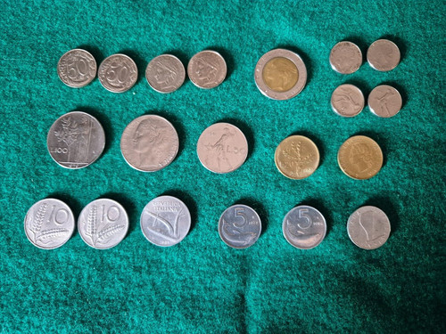 Lotto monete lire - monete, italiane