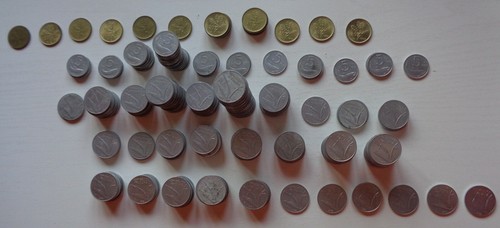 Lotto monete lira - lotto, italiane