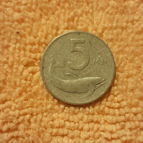 Rare monete lire delfino - 5,