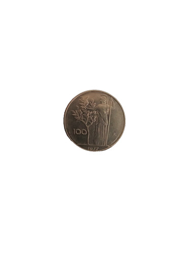Moneta 100 lire 1977 - 100, 1977-
