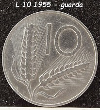 1955 10 LIRE SPIGA di