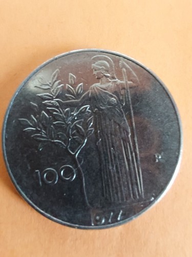 Moneta rara 100 lire - lire, minerva