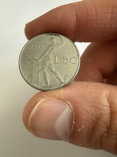 Moneta rara 50lire - moneta,