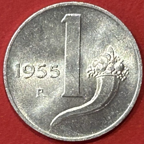Moneta lira 1955 - 1, repubblica