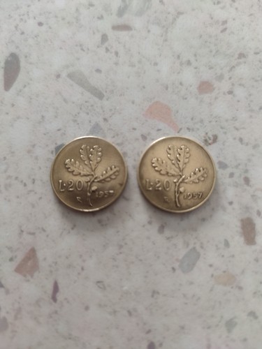 Coppia monete italiane rare - coppia, di
