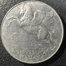 10 Lire Italiane Pegaso Moneta
