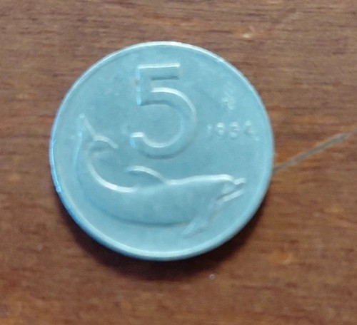 Rara moneta italiana - 5, lire